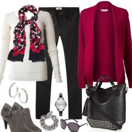 fall transition outfit #fall outfit #fall transition #cardigan outfit